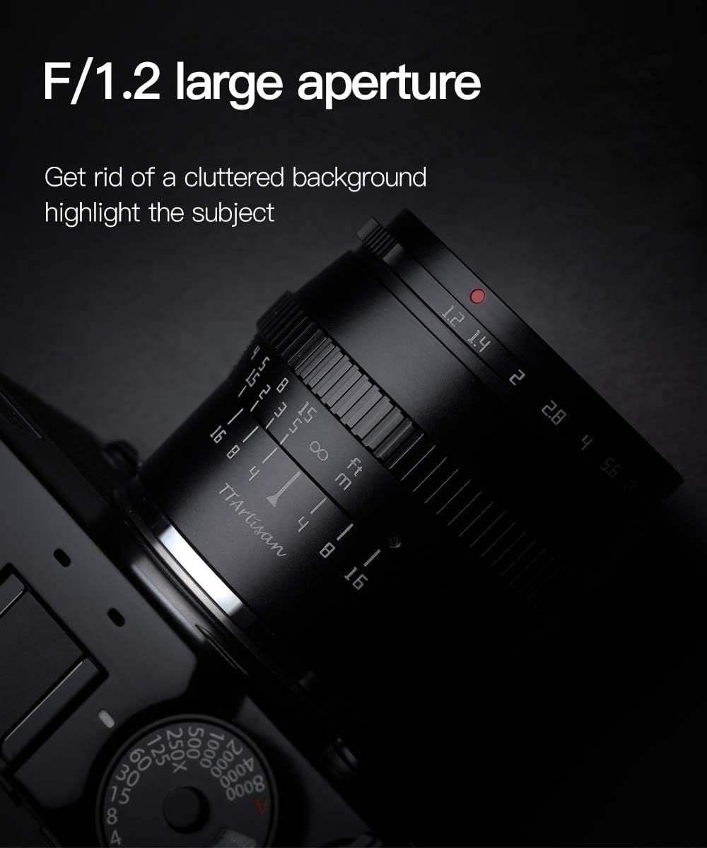 Amazon.com : TTArtisan 50mm F1.2 APS-C Manual Focus Large Aperture